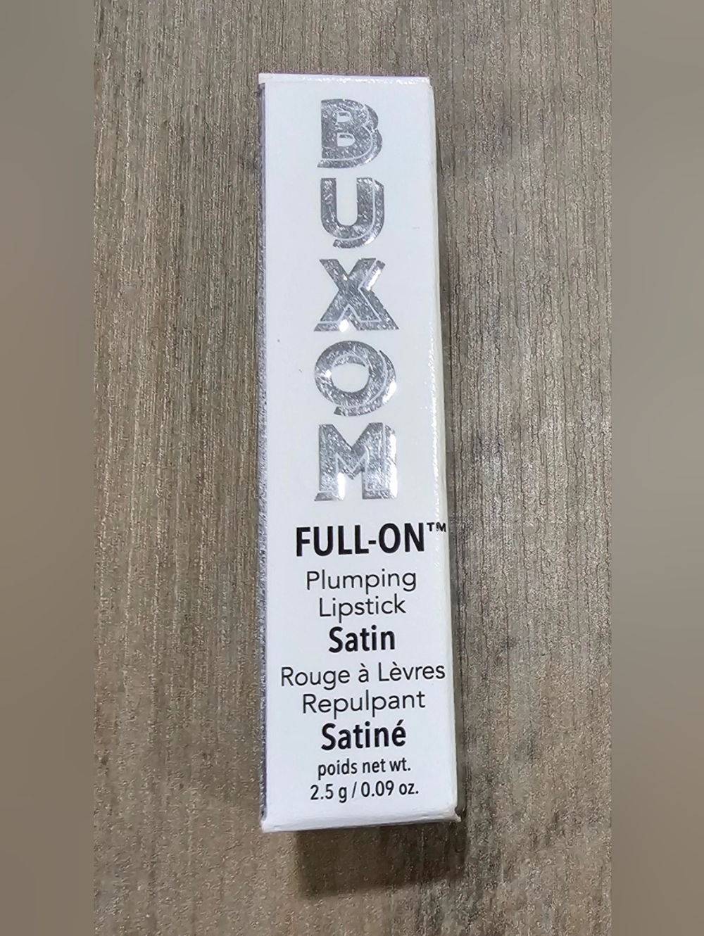 Buxom ROSE BUBBLES Full On Plumping Lipstick Satin 2.5g/.09 oz Full Size NEW